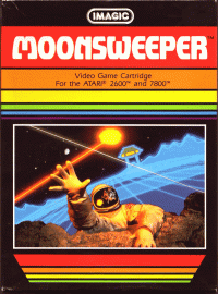 Moonsweeper (Blue Label) Atari 2600 US box art